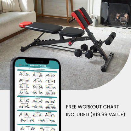 FF FINER FORM Finer Form Multi-Functional Weight Bench for Workouts