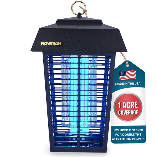 FLOWTRON Bug Zapper with 40W Bulb & 5600V Grid for 1 Acre