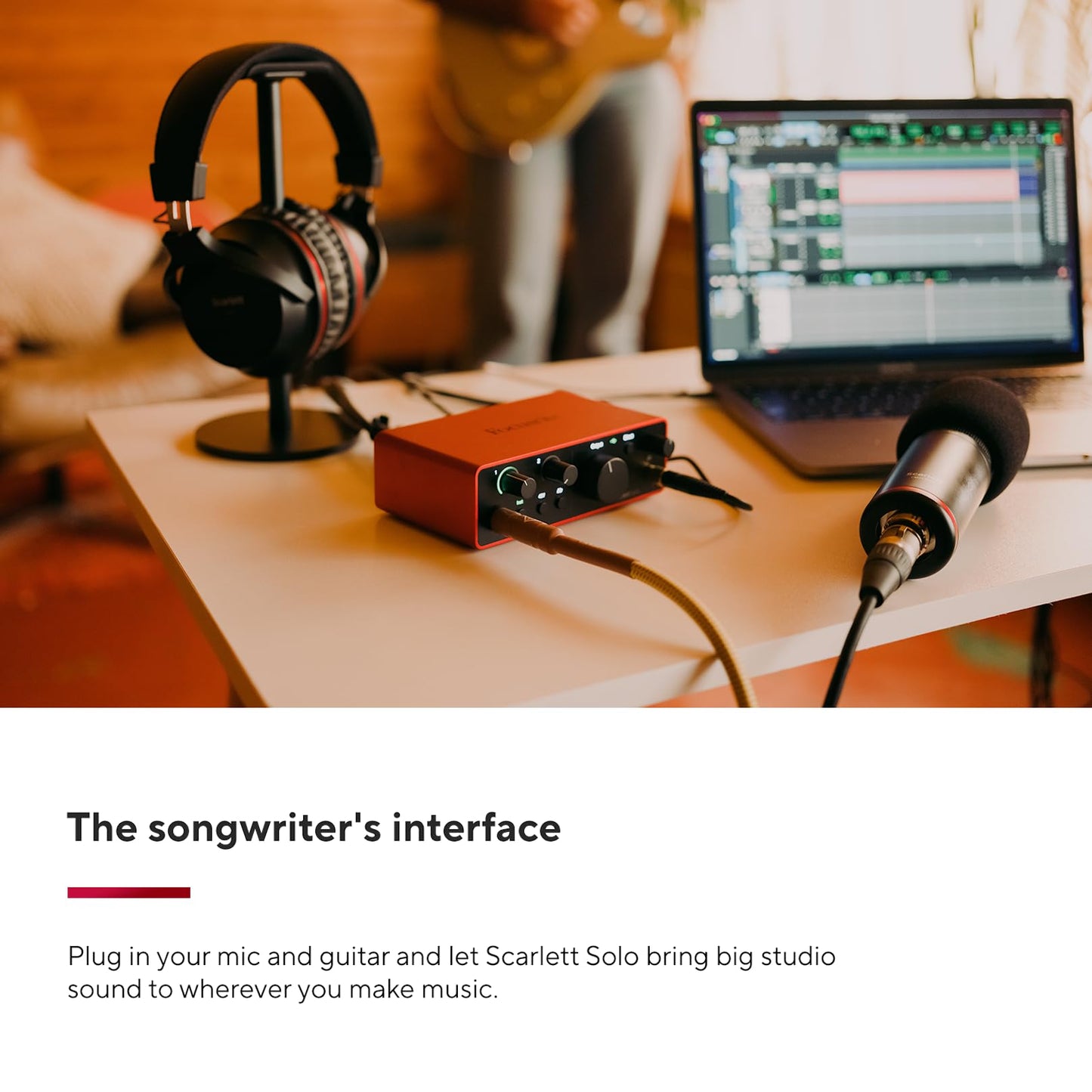 FOCUSRITE Scarlett Solo 4th Gen USB Audio Interface
