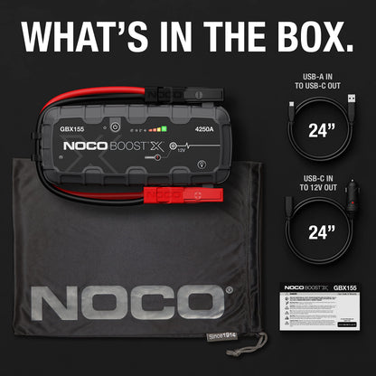 NOCO Boost X GBX155 UltraSafe Jump Starter 12V Power Bank