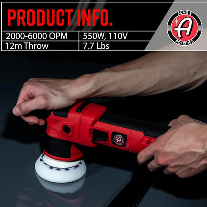 Car Polisher Kit (10 Item) - Professional Dual Action Polisher for Car Detailing - Paint Correction, Waxer Buffer DA Polisher - Variable Speed Car Polisher System