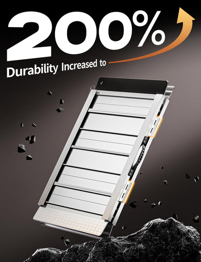 FACHNUO TOOL FACHNUO 2 Feet Portable Wheelchair Ramp - Aluminum