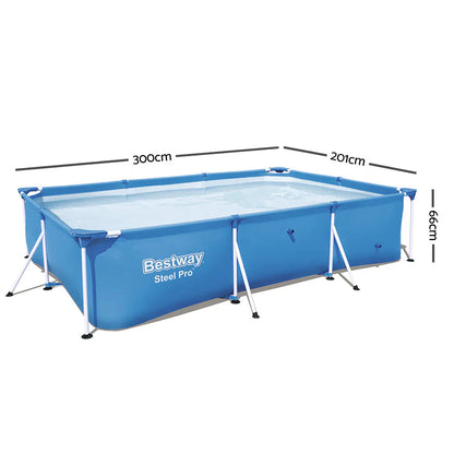 UV Resistant Steel Frame Swimming Pool 3300L - Bestway