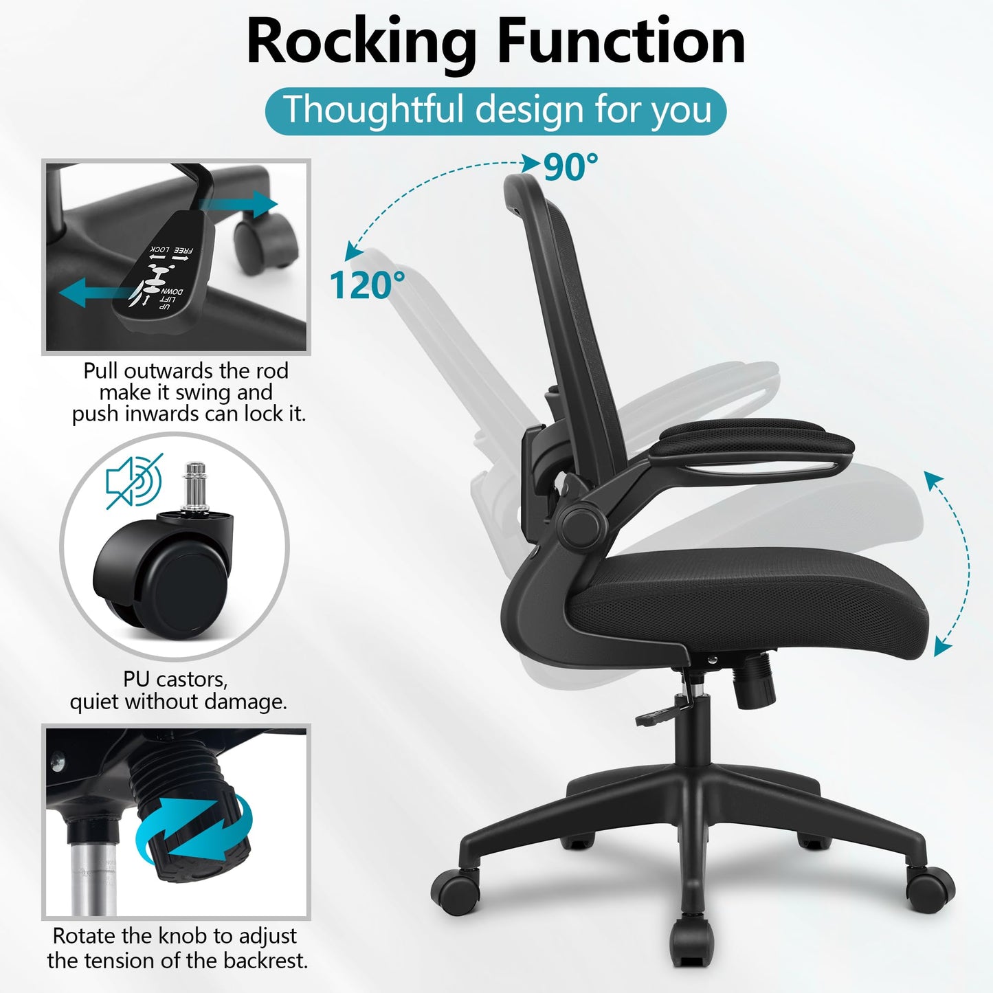 FELIXKING Ergonomic Office Chair with Adjustable High Back