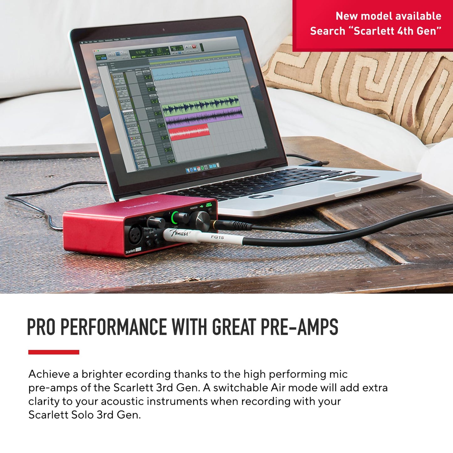 FOCUSRITE Scarlett Solo 3rd Gen USB Audio Interface