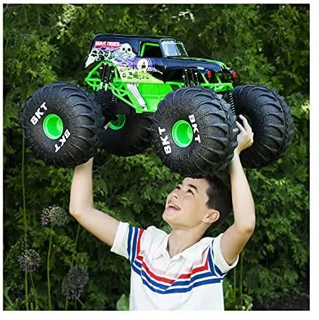 Monster Jam, Official Mega Grave Digger All-Terrain Remote Control Monster Truck with Lights sgtnighsdesigns