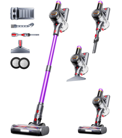 FEETIS Cordless Vacuum Cleaner 550W 60Mins LED Display