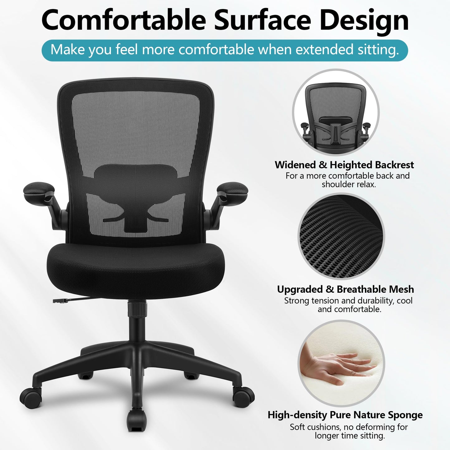 FELIXKING Ergonomic Office Chair with Adjustable High Back