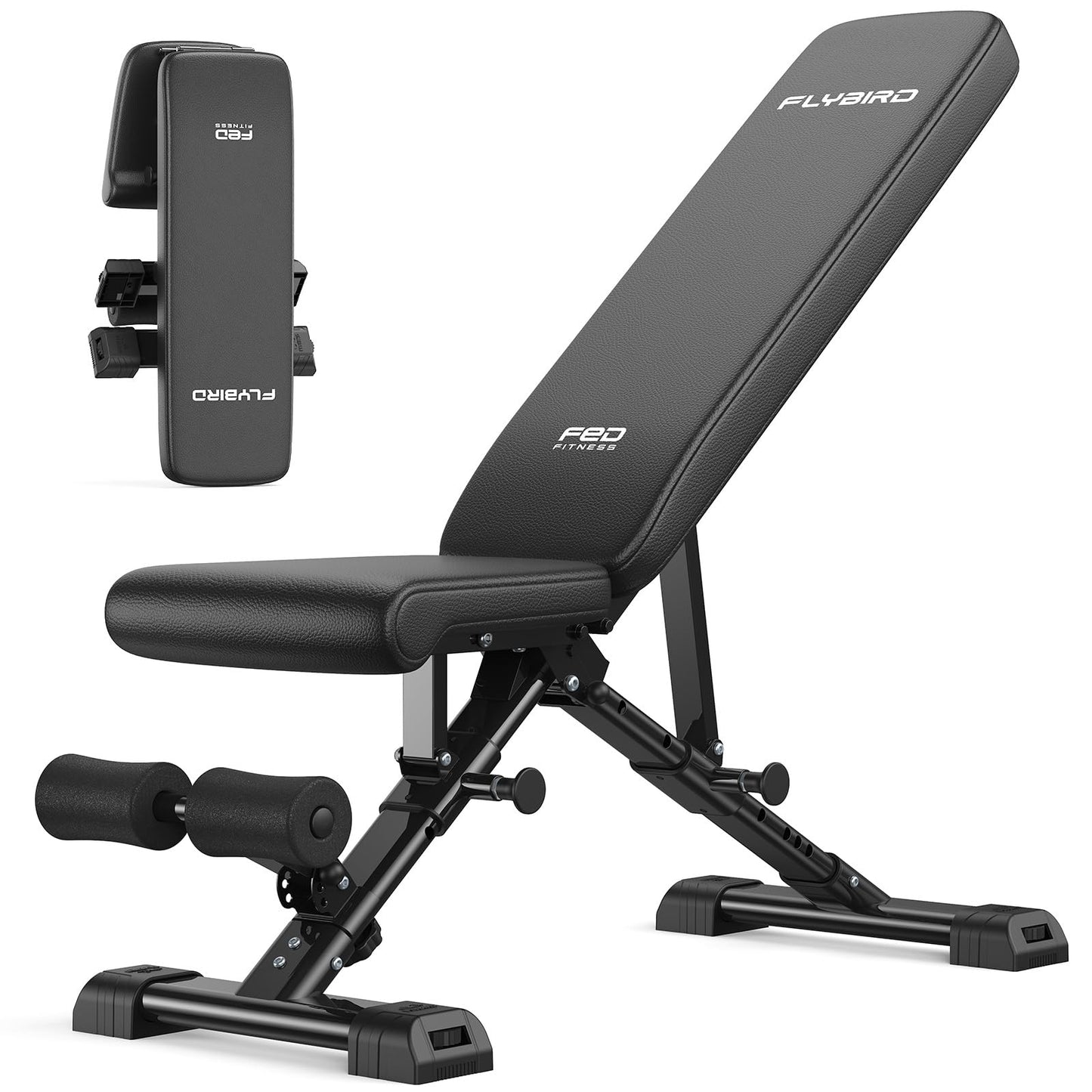 FLYBIRD WB5 Adjustable Weight Bench - 800LBS Capacity, Foldable