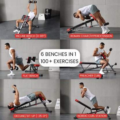 FF FINER FORM Finer Form Multi-Functional Weight Bench for Workouts
