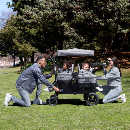 Delta Children's Jeep Wrangler Deluxe 4-Seater Stroller Wagon