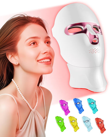 FOLOKE Red Light Therapy LED Face Mask - Cordless & USB C