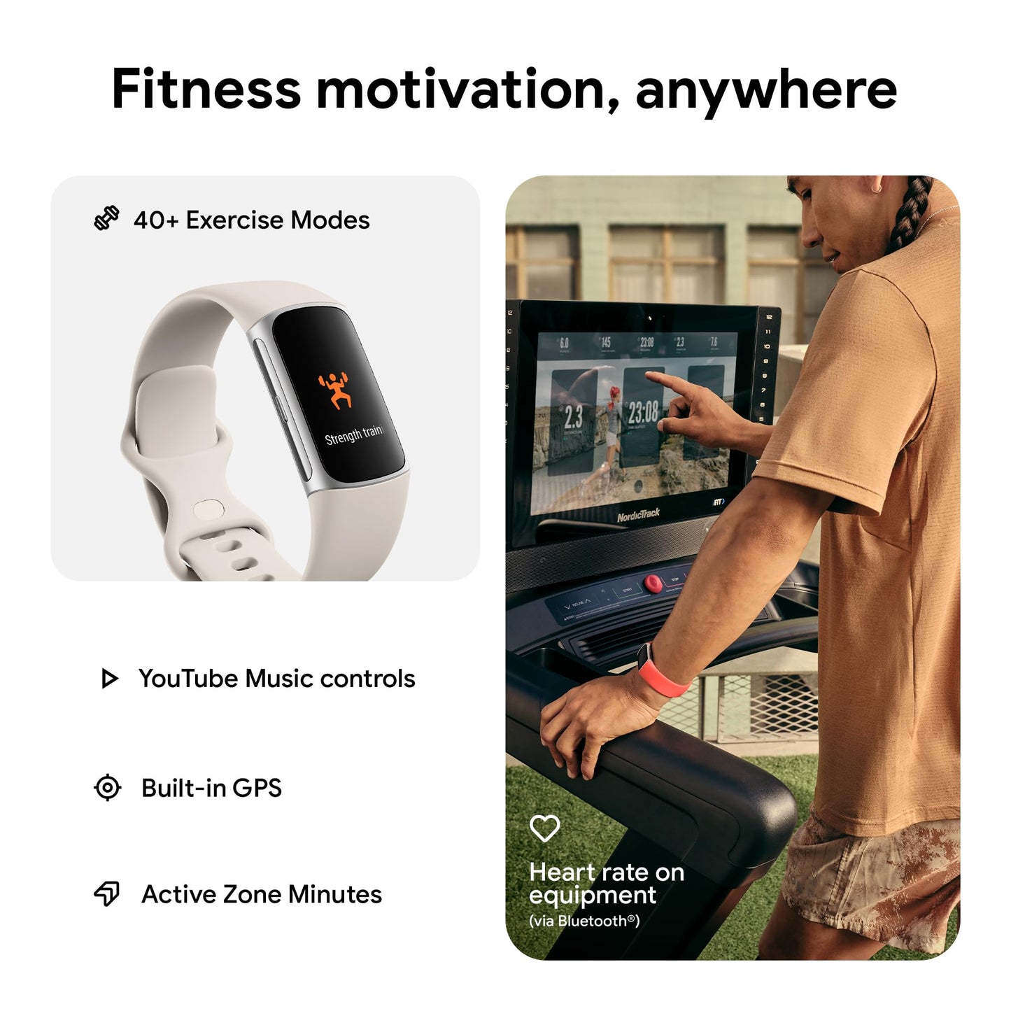 FITBIT Charge 6 Fitness Tracker with GPS and Heart Rate Monitor
