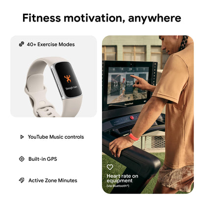 FITBIT Charge 6 Fitness Tracker with GPS and Heart Rate Monitor
