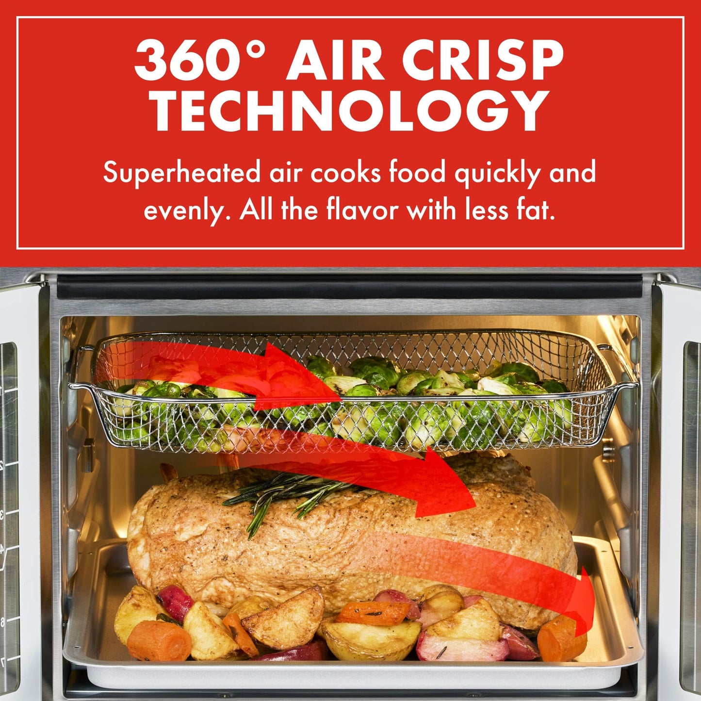 EMERIL LAGASSE Extra Large French Door Air Fryer Toaster Oven