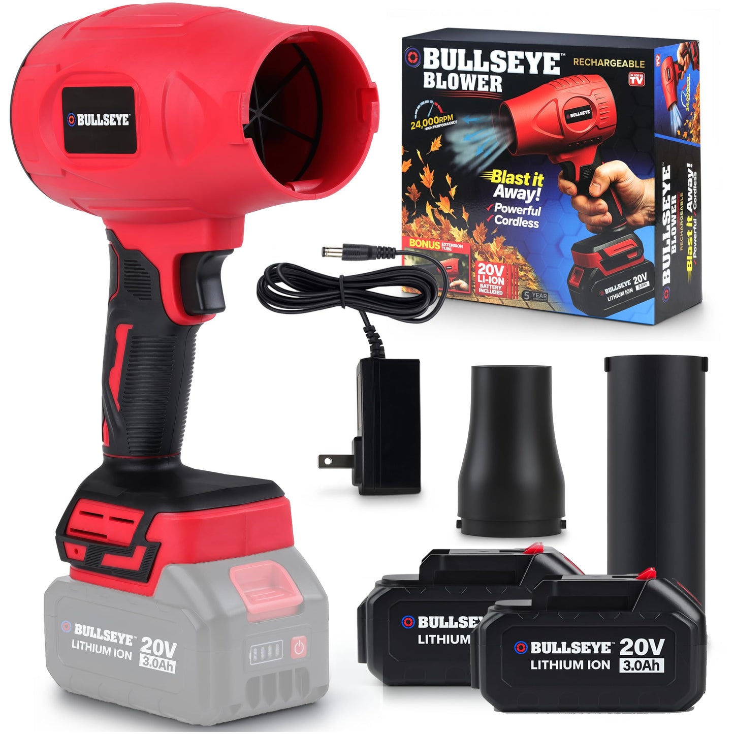 EMSON Bullseye Blower – Cordless Handheld Leaf Blower