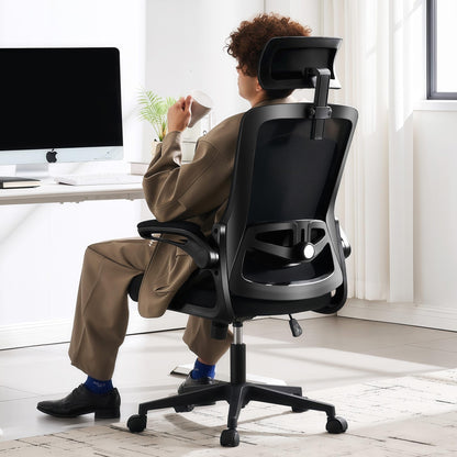 FIZZIN Ergonomic Office Chair with Adjustable Lumbar Support