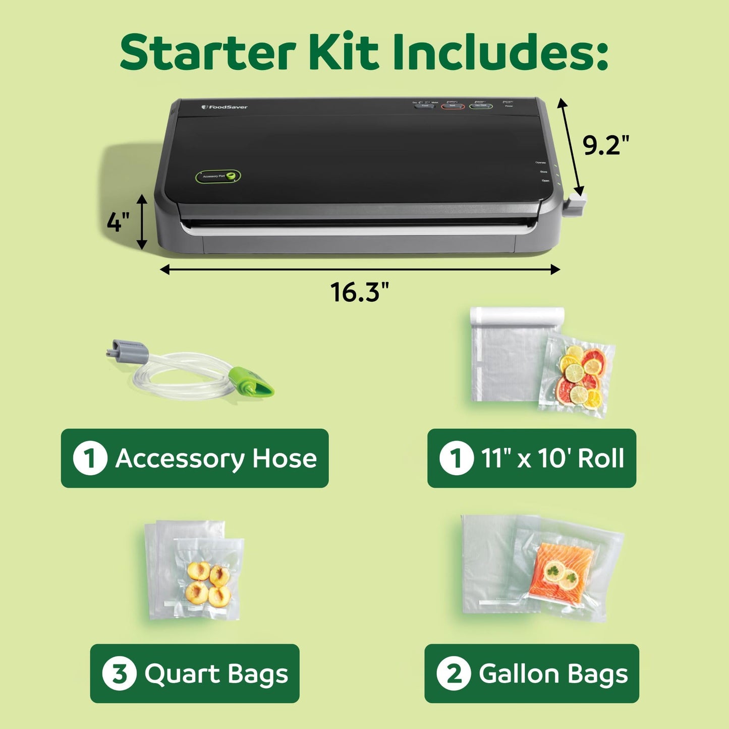 FOODSAVER Vacuum Sealer Machine with Automatic Bag Detection