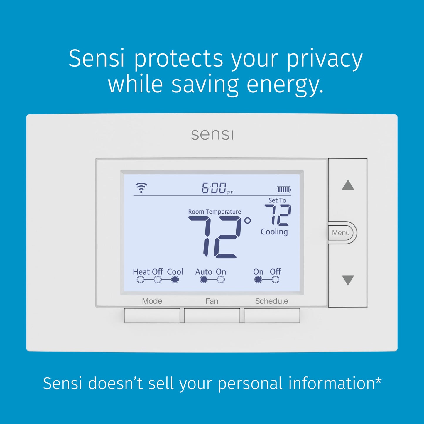 EMERSON Sensi Smart Thermostat ST55 - Wi-Fi Programmable