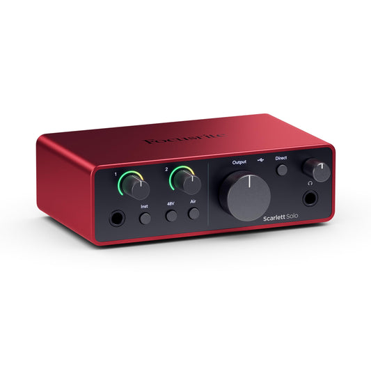 FOCUSRITE Scarlett Solo 4th Gen USB Audio Interface