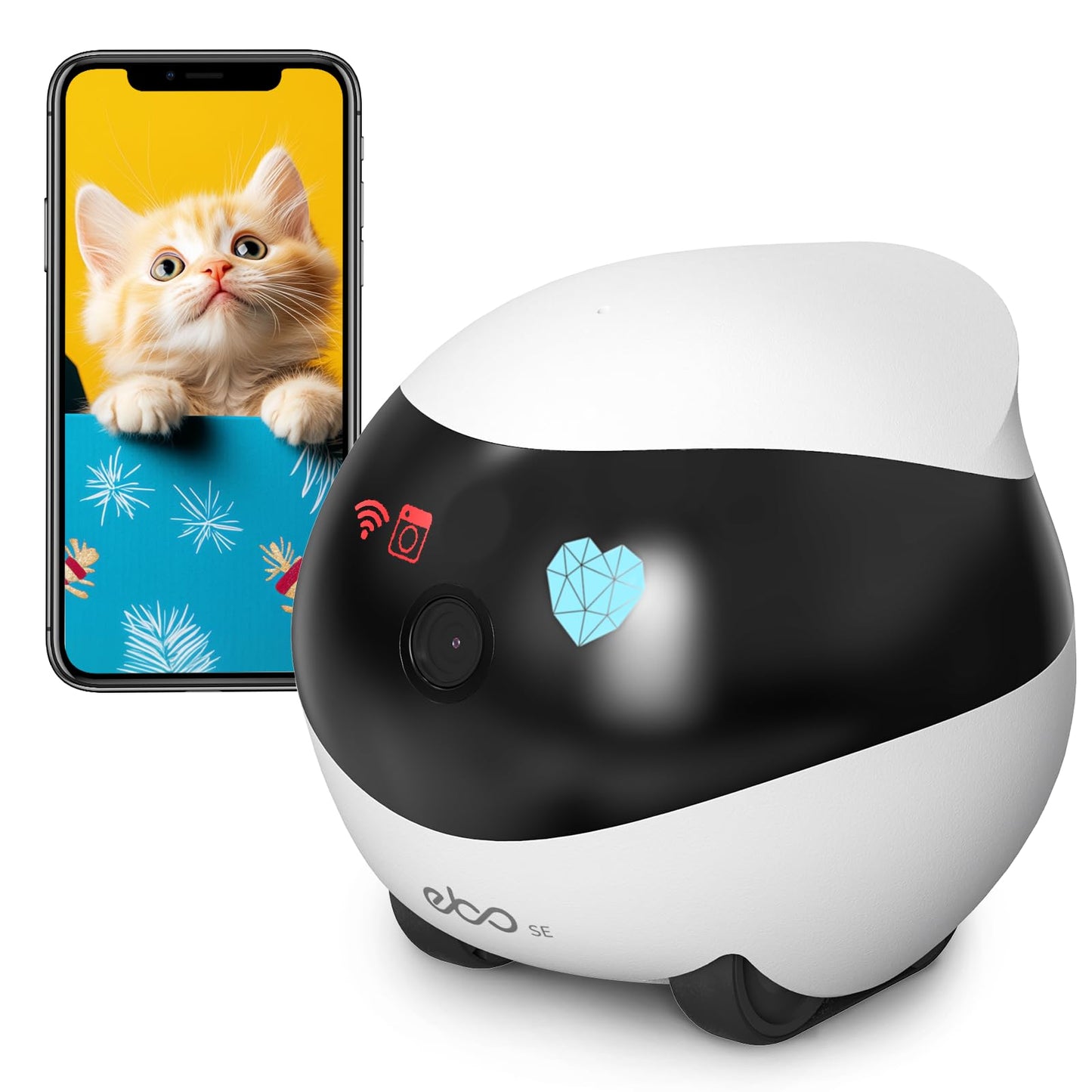 ENABOT EBO SE FamilyBot Home Camera Robot - 1080P Pet Camera