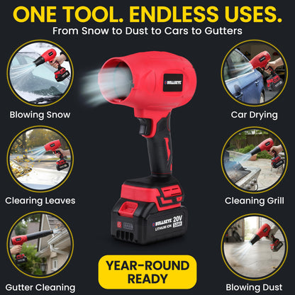EMSON Bullseye Blower – Cordless Handheld Leaf Blower