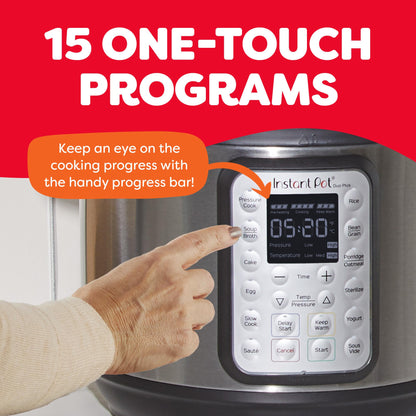 INSTANT POT Duo Plus 9-in-1 Multicooker with App & Recipes