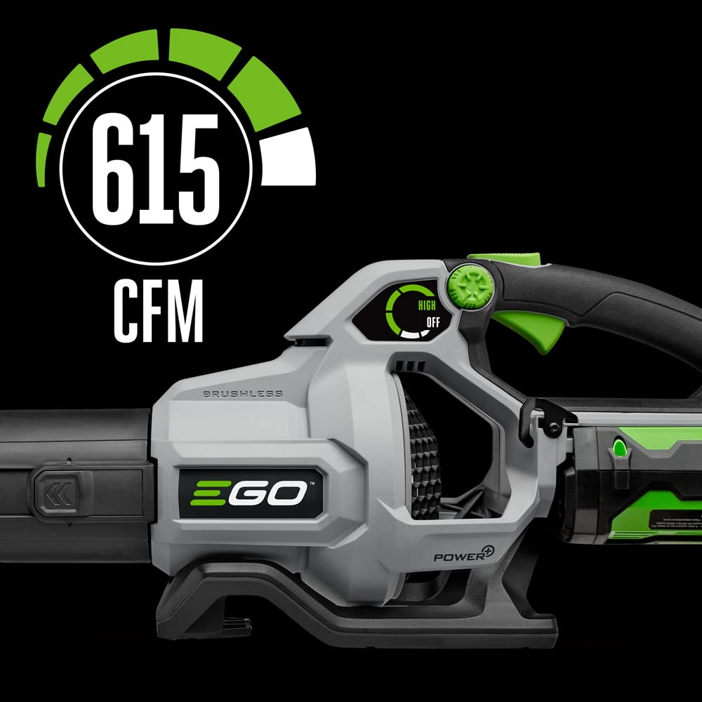 EGO POWER+ Cordless Electric Leaf Blower 615 CFM with Battery