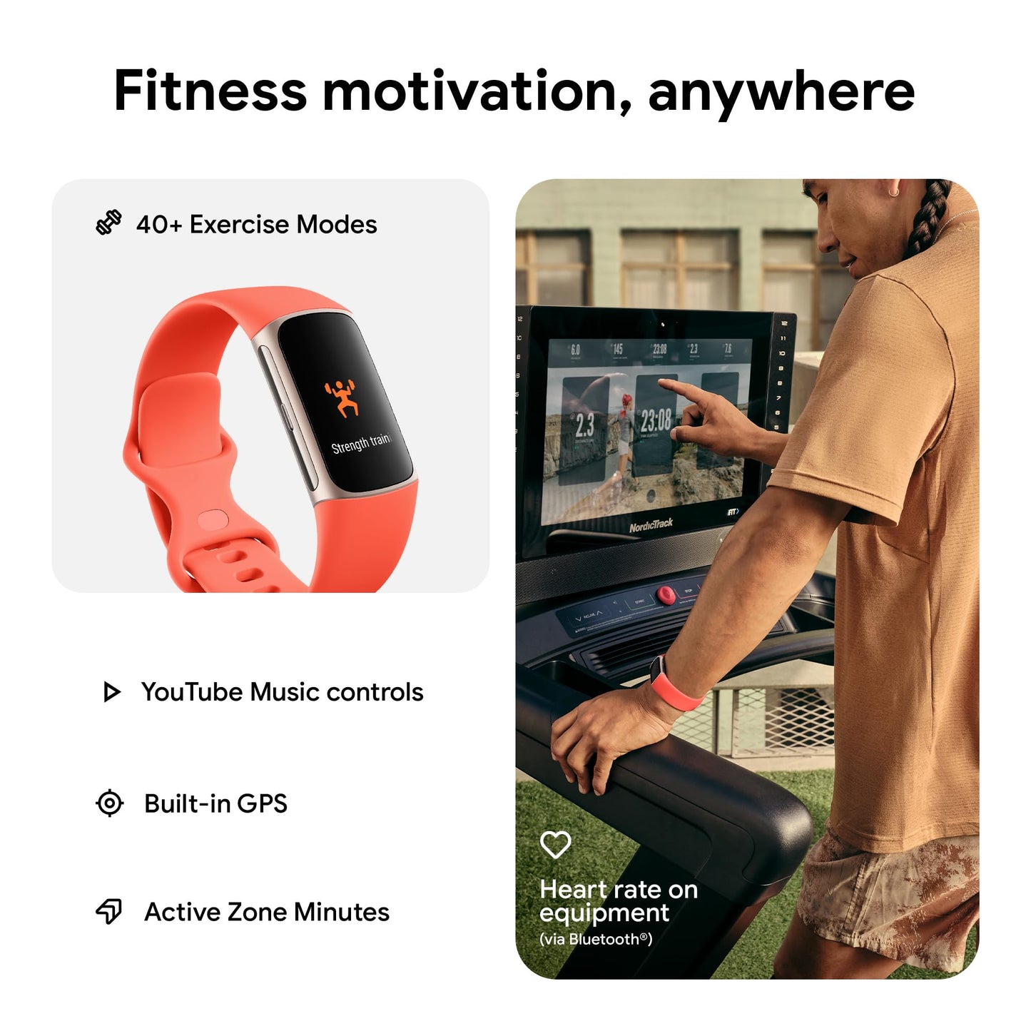 FITBIT Charge 6 Fitness Tracker with Heart Rate & GPS