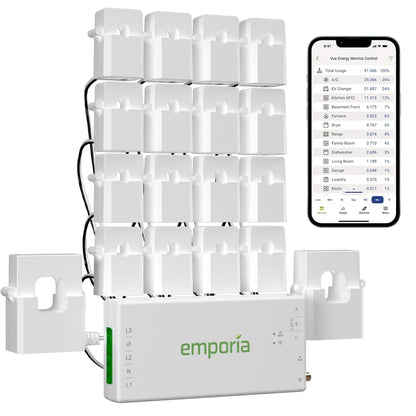 EMPORIA Vue 3 Home Energy Monitor - Real-Time Power Meter