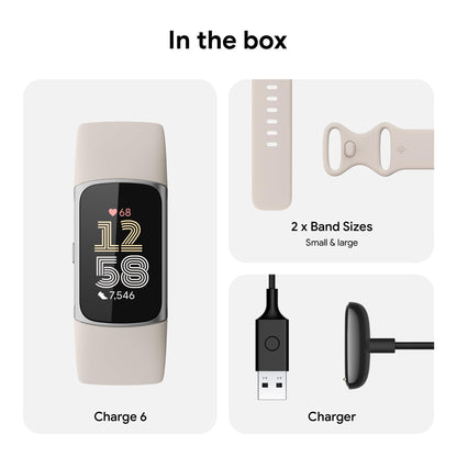 FITBIT Charge 6 Fitness Tracker with GPS and Heart Rate Monitor