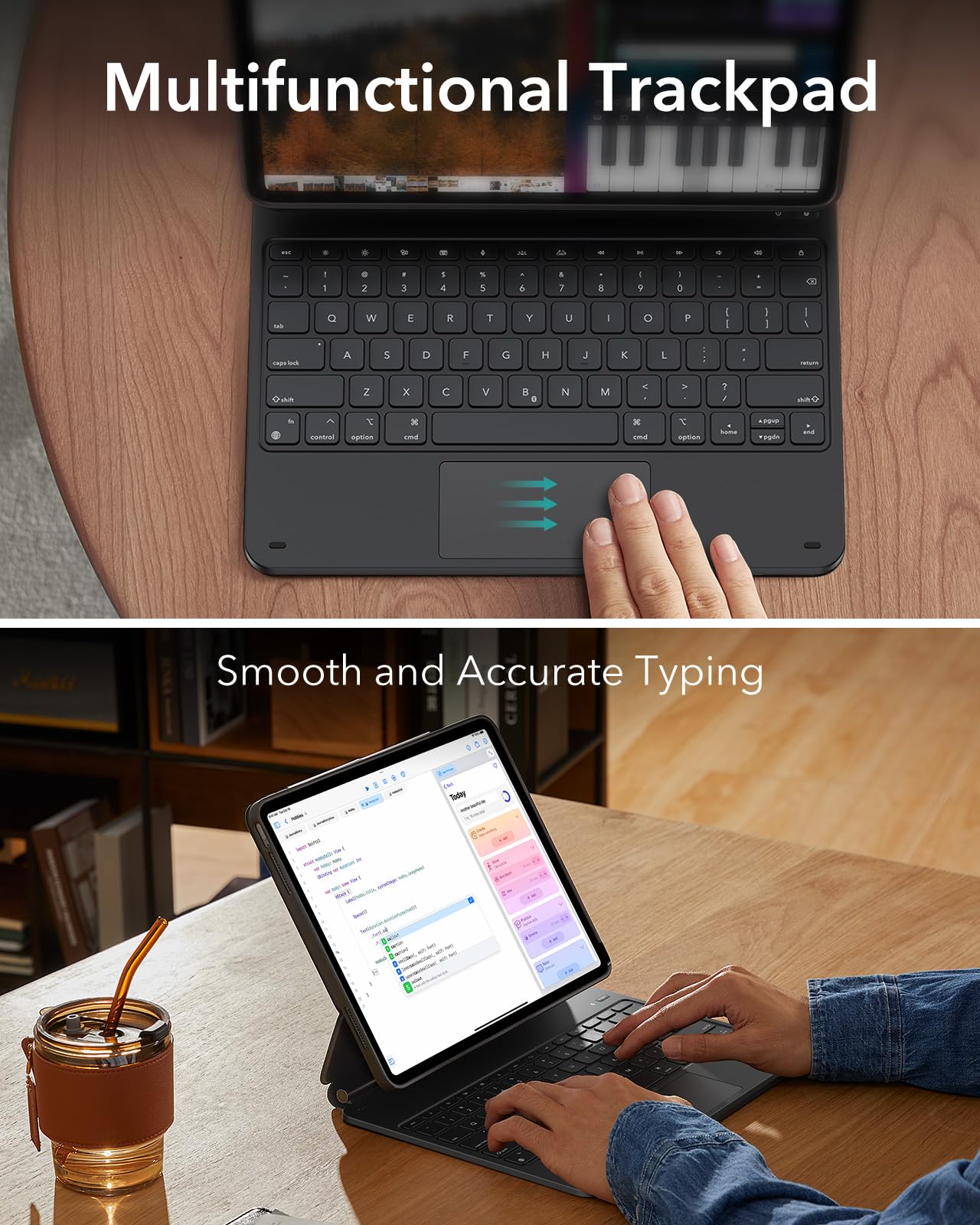 ESR iPad Pro 13 Keyboard Case with Magnetic Stand