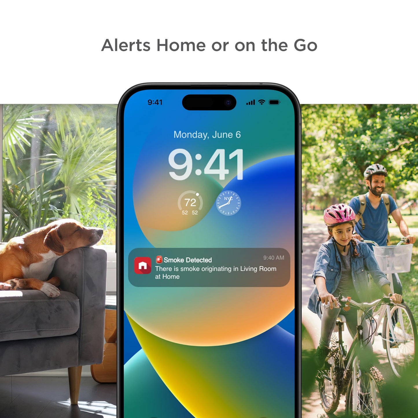 FIRST ALERT SC5 Hardwire Smart Smoke & CO Alarm, 1-Pack