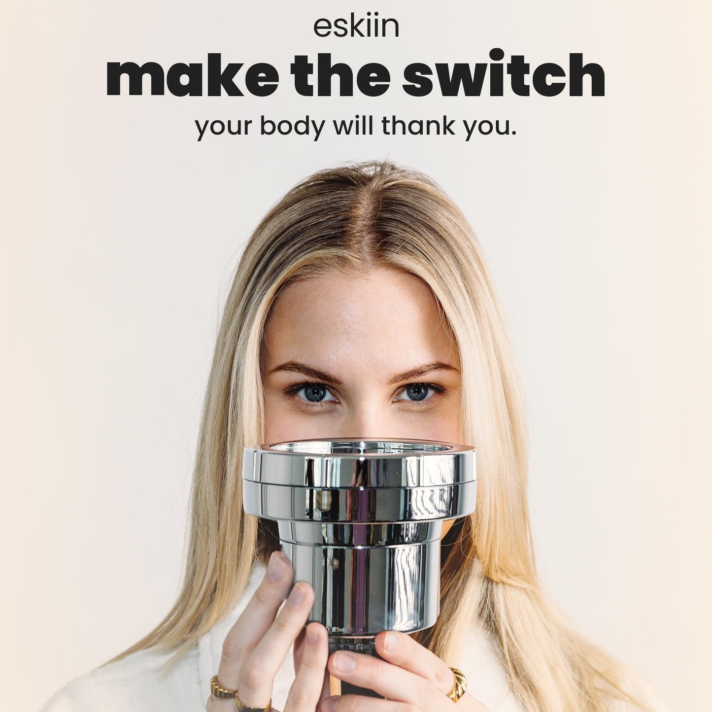 ESKIIN Filtered Showerhead - High Pressure Water Softener