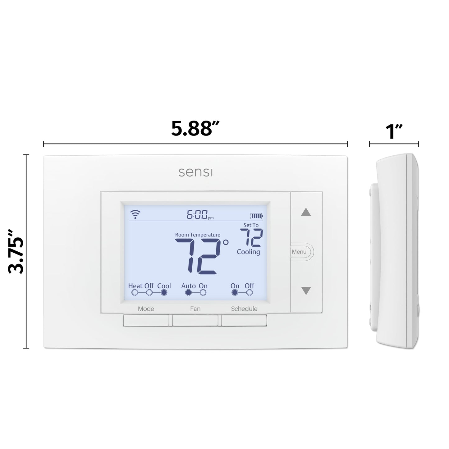 EMERSON Sensi Smart Thermostat ST55 - Wi-Fi Programmable